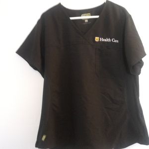 Black MU Health Care Scrub top